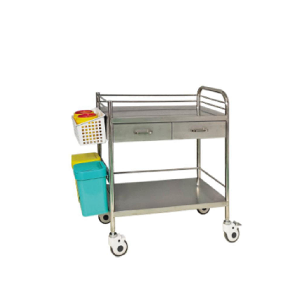 Carrito de acero inoxidable
