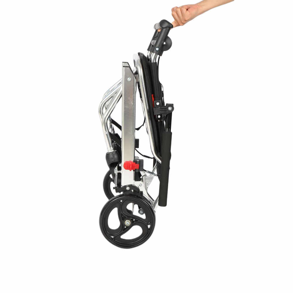 Silla de ruedas manual plegable