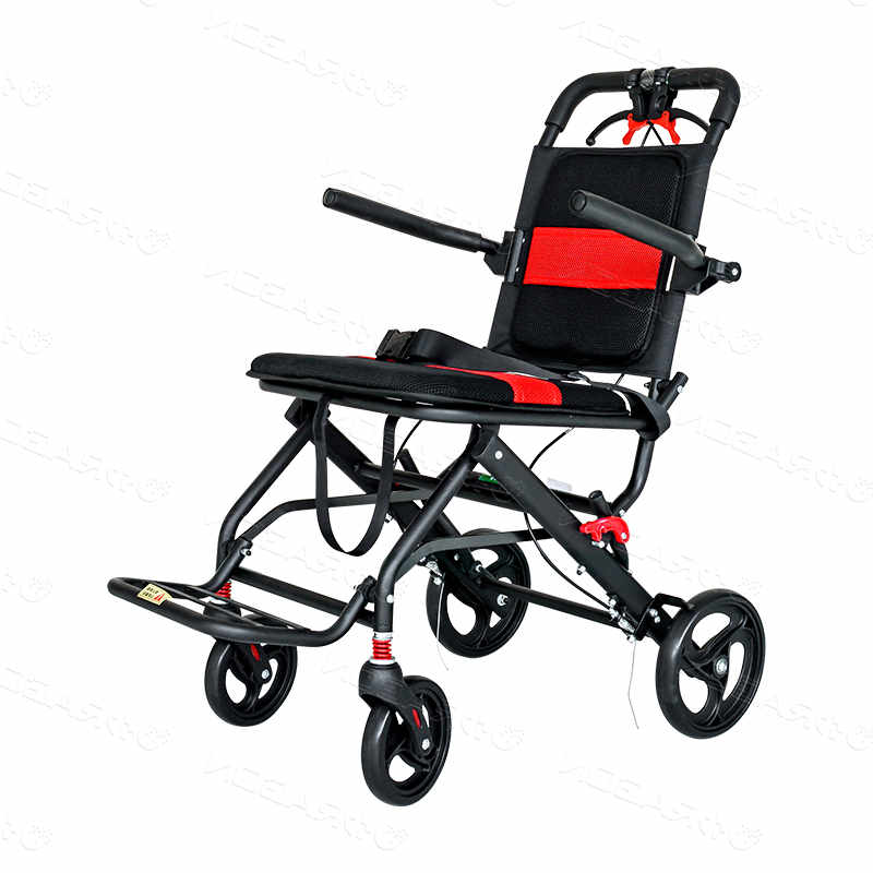 Silla de ruedas manual de ruedas pequeñas