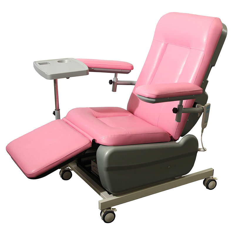 Manual blood donation chair