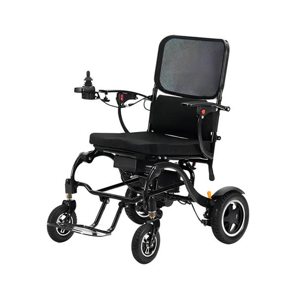 Silla de ruedas de alimentación de fibra de carbono