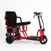 Fauteuil roulant &eacute;lectrique (rouge)