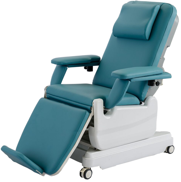 Fauteuil &eacute;lectrique pour don de sang (deux moteurs)